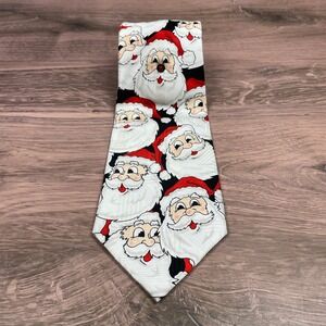 Daland Designs Mens Santa Claus Christmas Necktie Holiday Party Fun Festive
